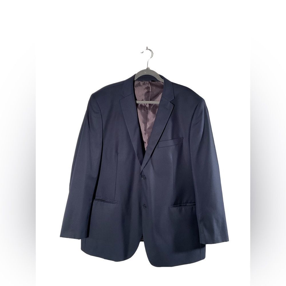 Angelo Ross Men’s Blue  sports Long Sleeve Coat Blazer Jackets Size 48R